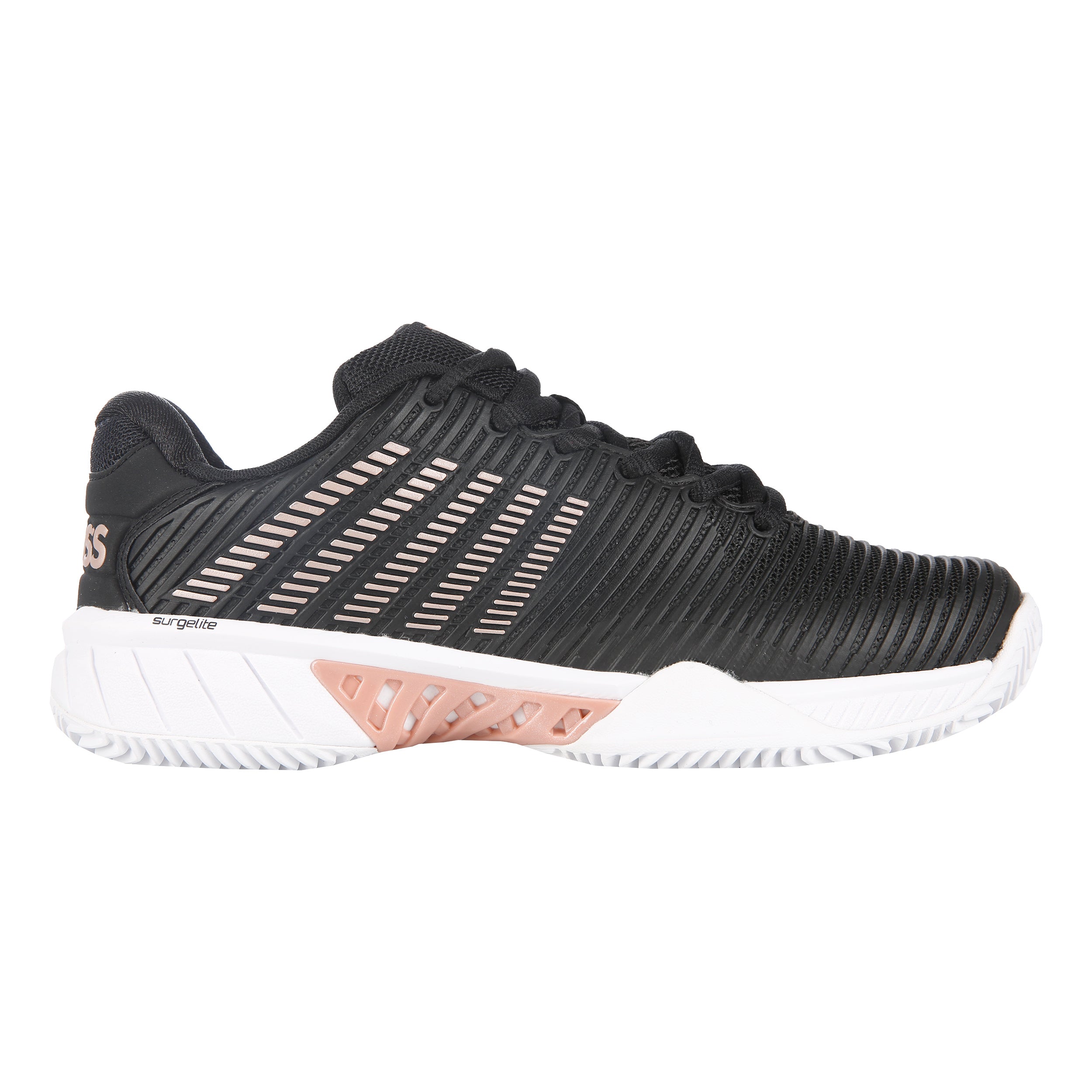 Hypercourt Express 2 Clay Court Shoe Women-Black,Gold | Tennis-Point
