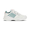 Court Express Strap Omni All court shoe Kids-white,turquoise