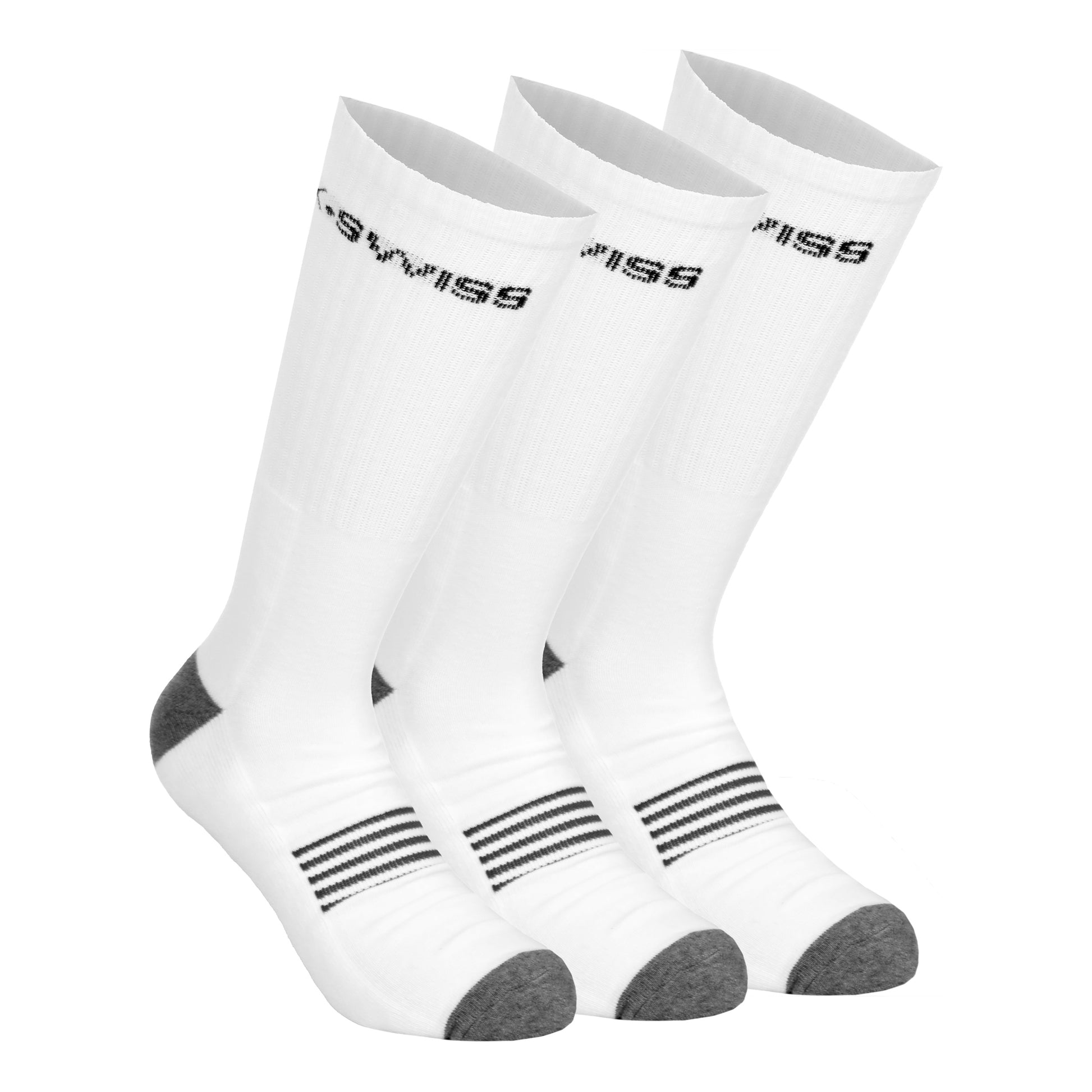 K-Swiss Tennis socks - 3 Pack Unisex-white, black