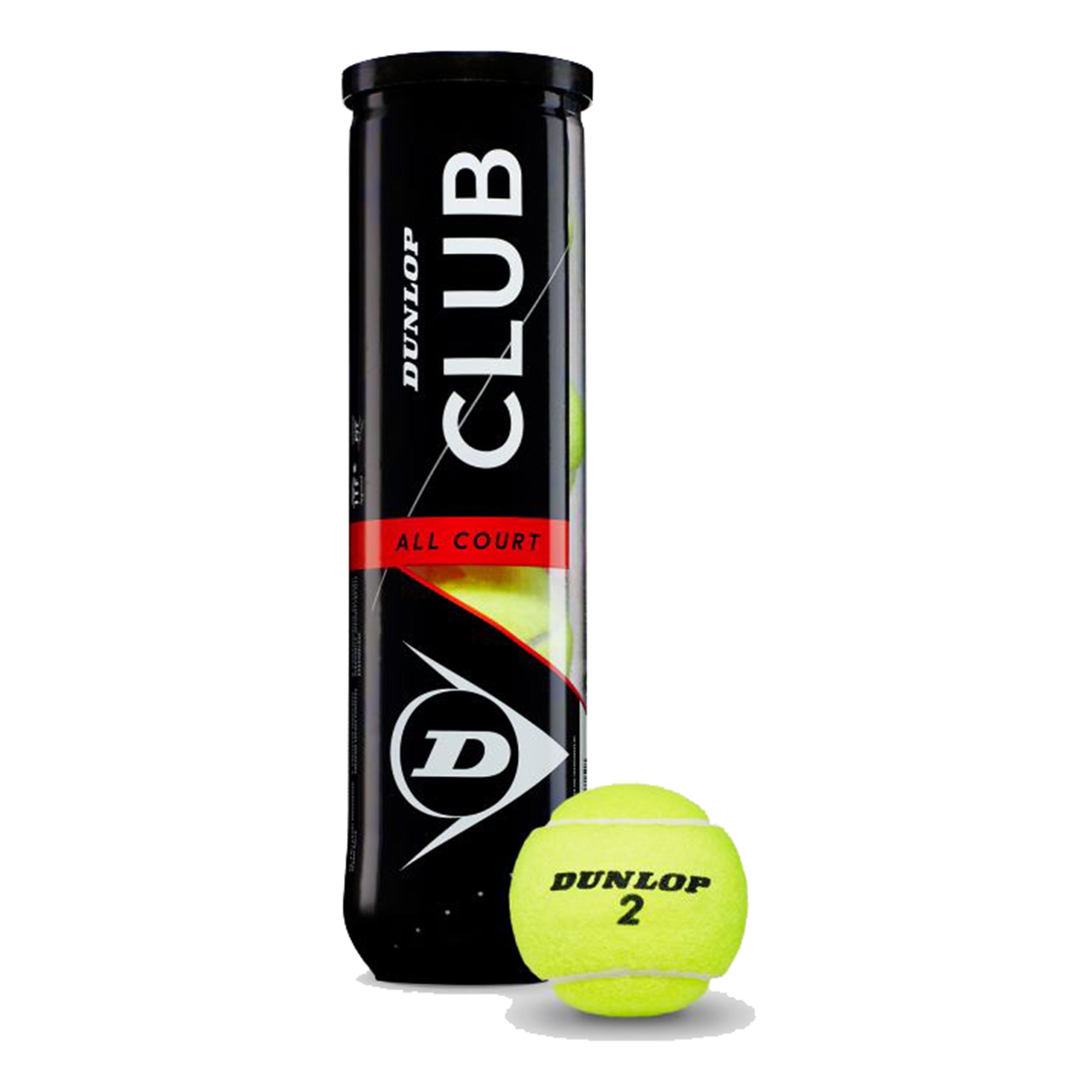 Dunlop Club All Court  4 Ball Tube