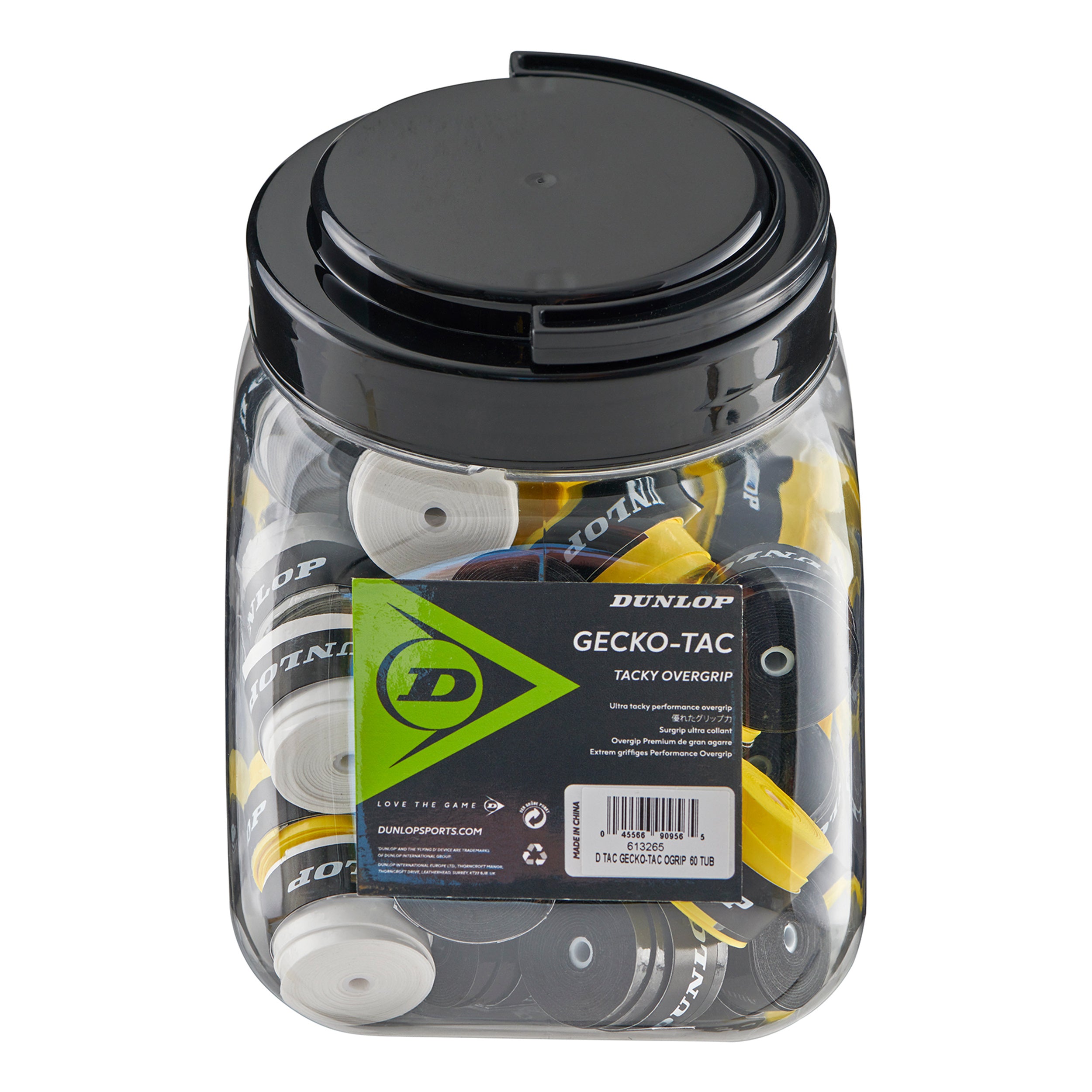 Dunlop Gecko-Tac 60 Pack-Multicoloured