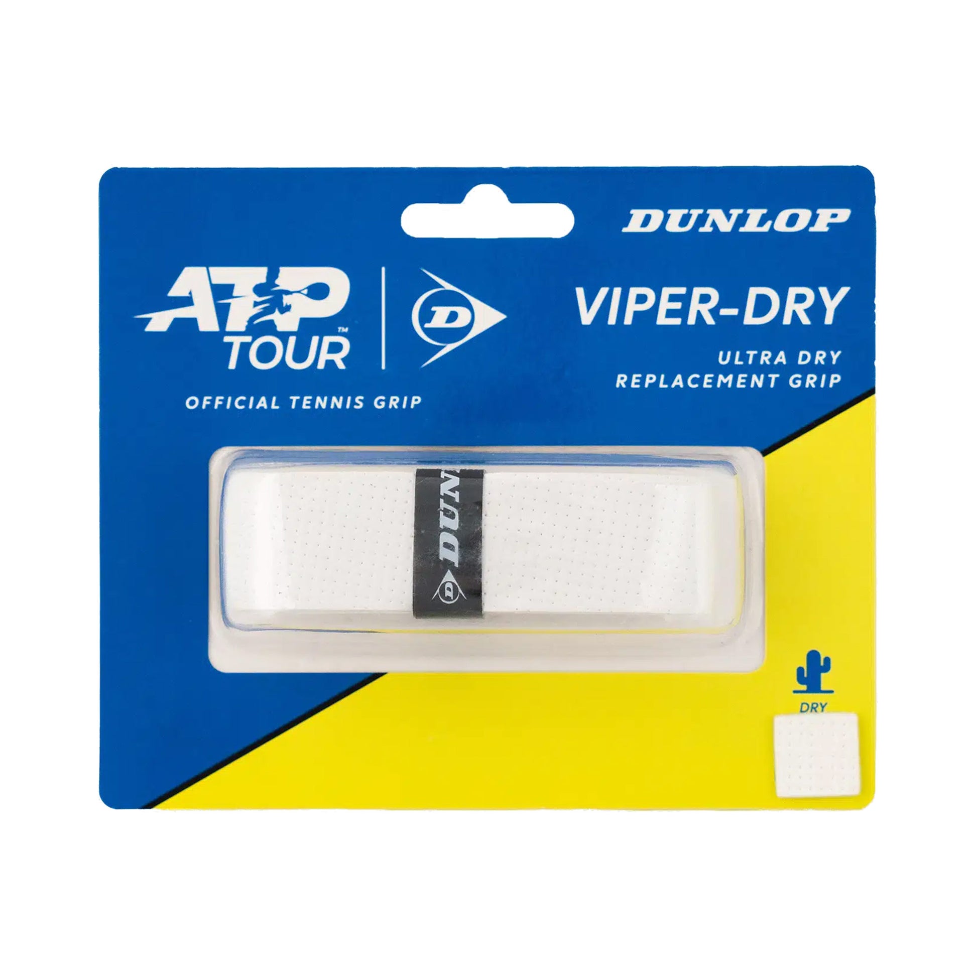 Dunlop ATP Viperdry Replacement Grip 1 Pack - white