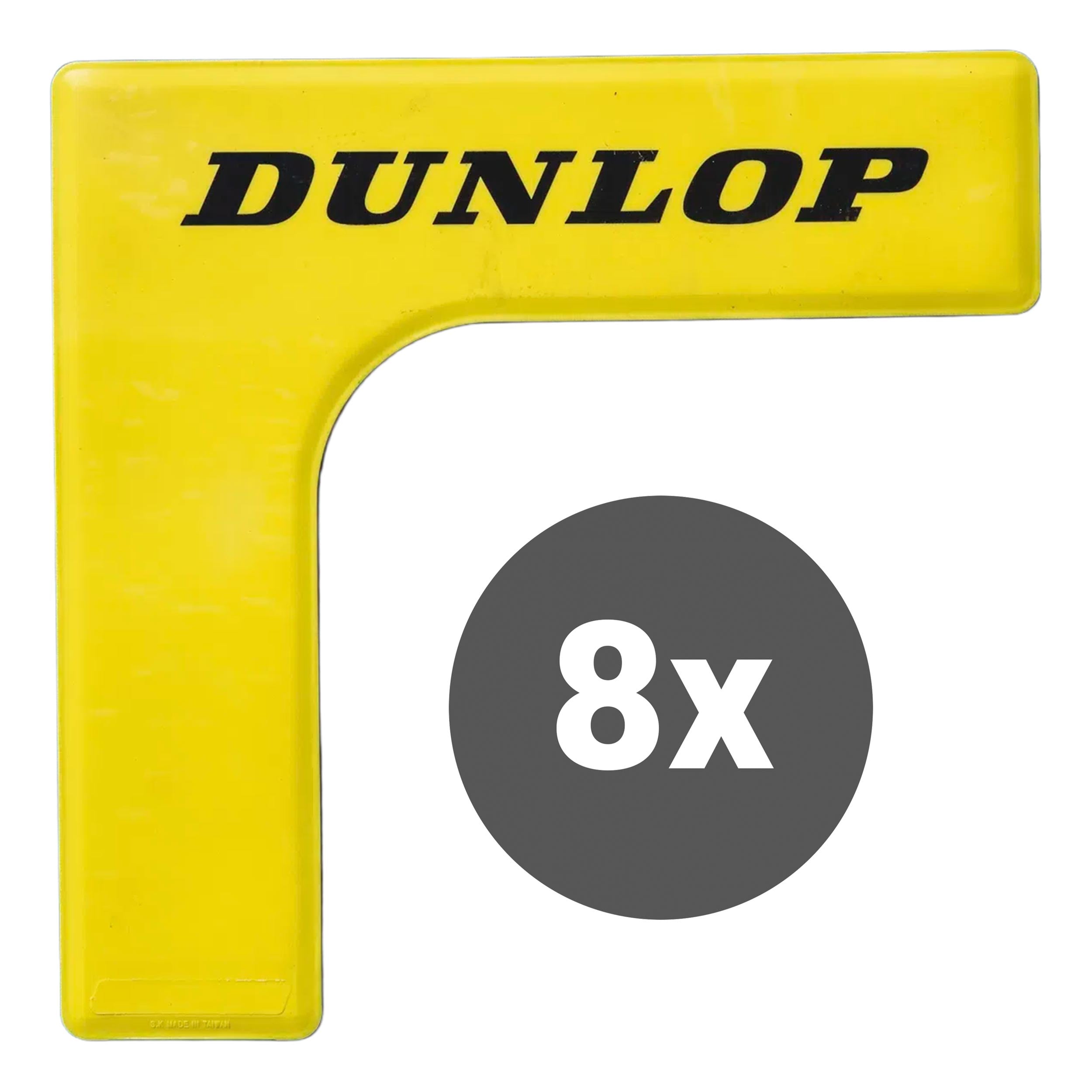 Dunlop Marking Corner 8 Pack-Yellow