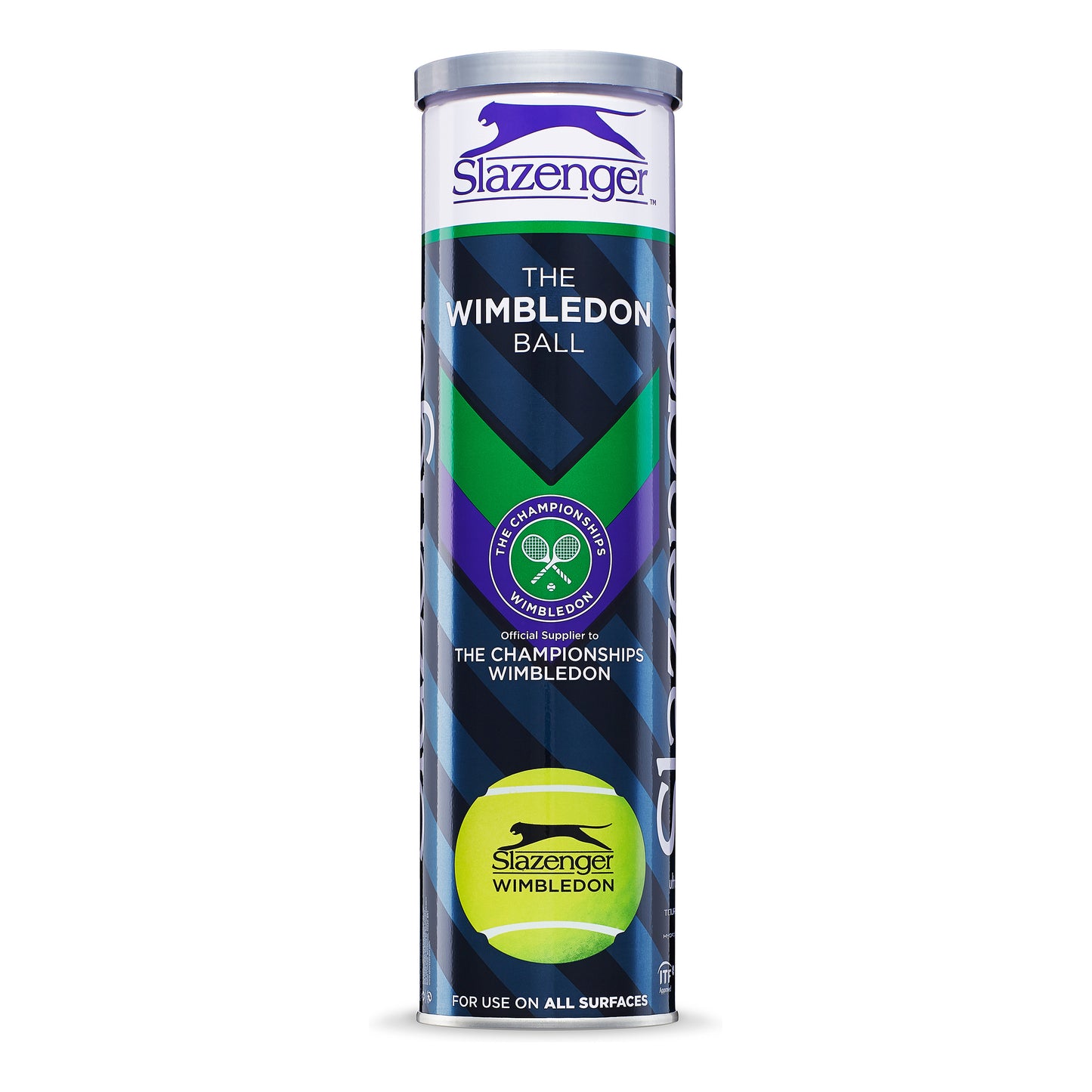 Slazenger Wimbledon 4 Ball Tube