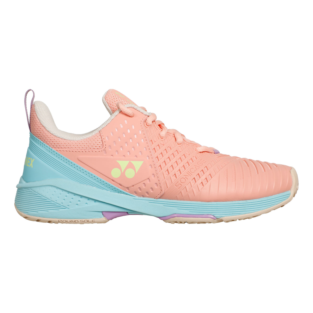 Yonex Sonicage 3 Clay court shoe Women - coral, turquoise
