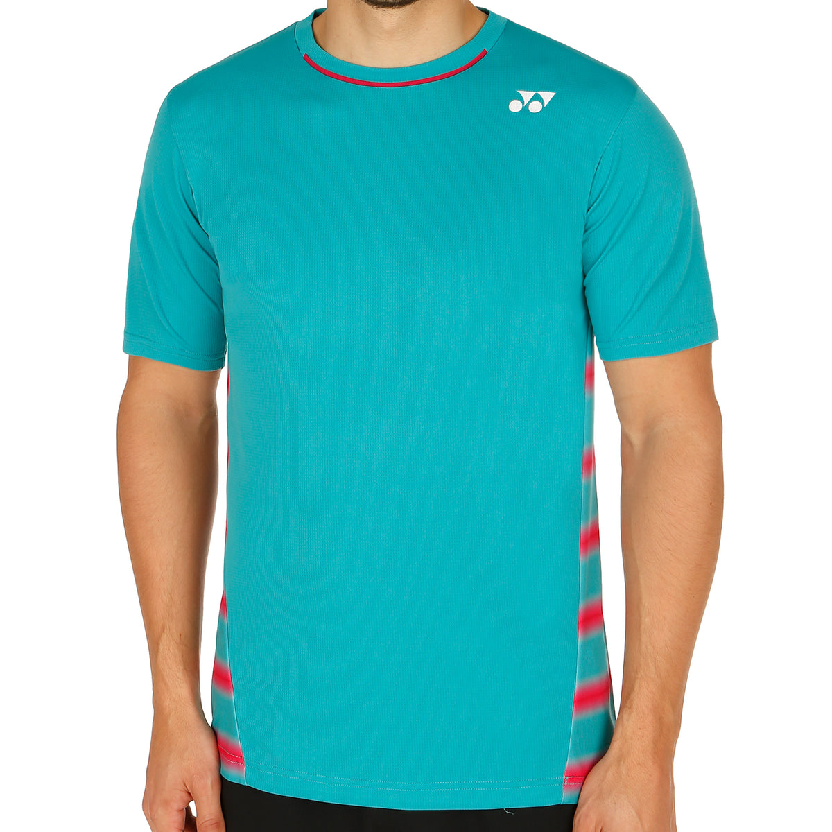 Yonex Wawrinka T-Shirt Men - turquoise, red