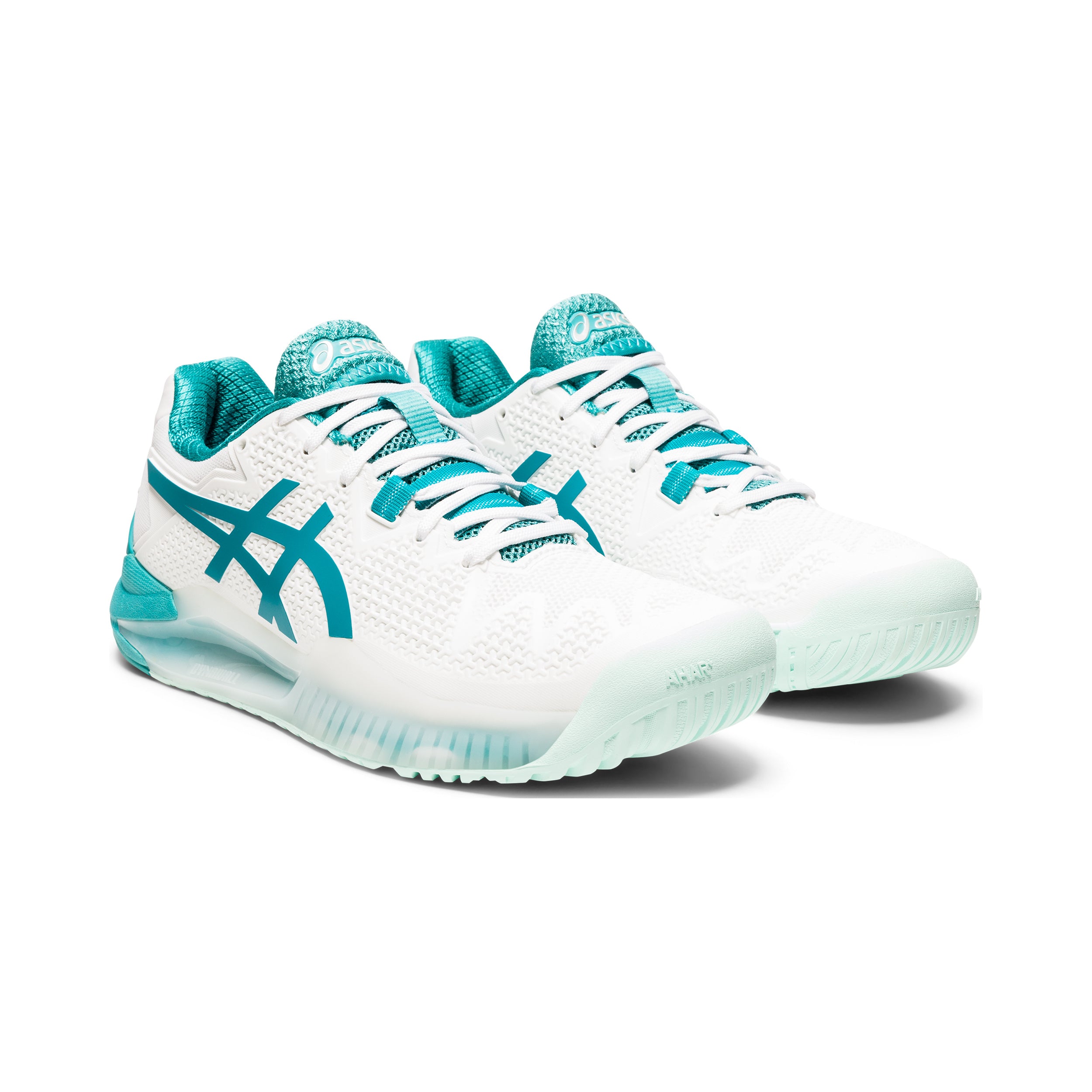 Gel-Resolution 8 All court shoe Women - white, turquoise | Tennis