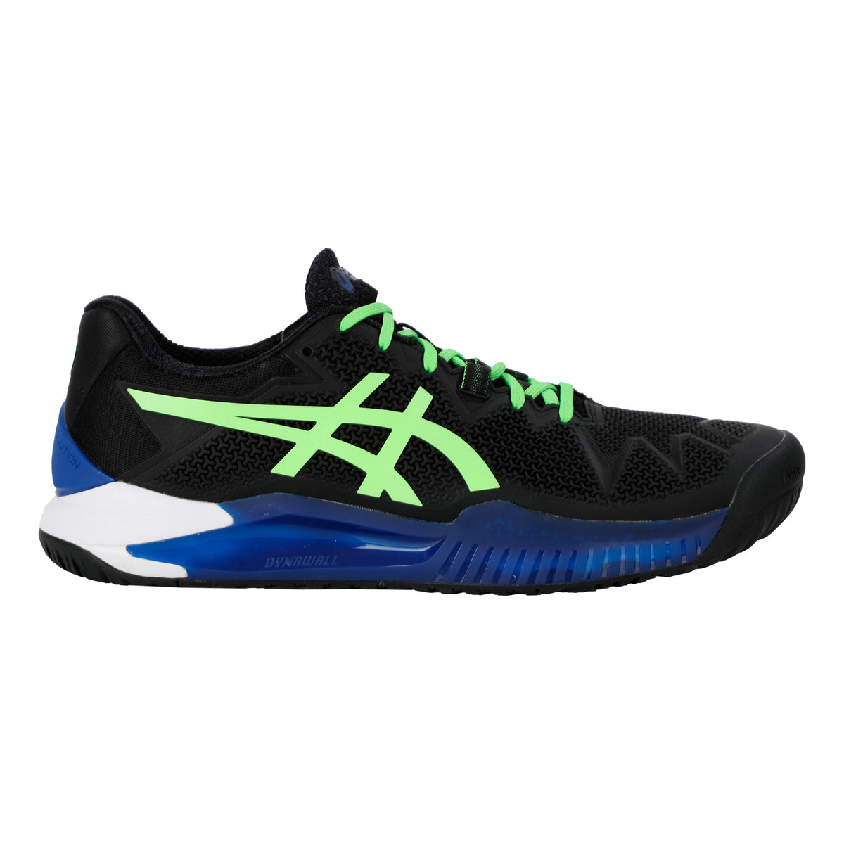 ASICS Gel-Resolution 8 Clay court shoe Men - black, neon green