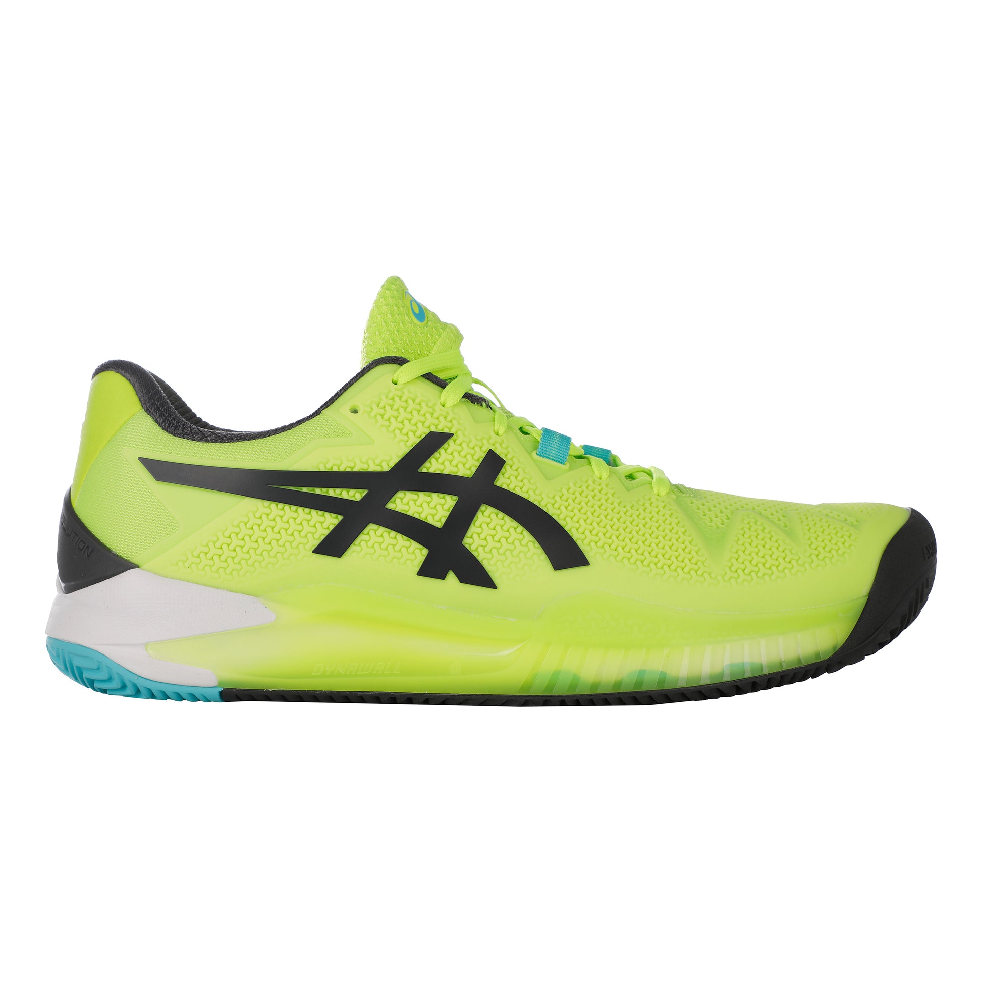 ASICS Gel-Resolution 8 Clay court shoe Men - neon green, black