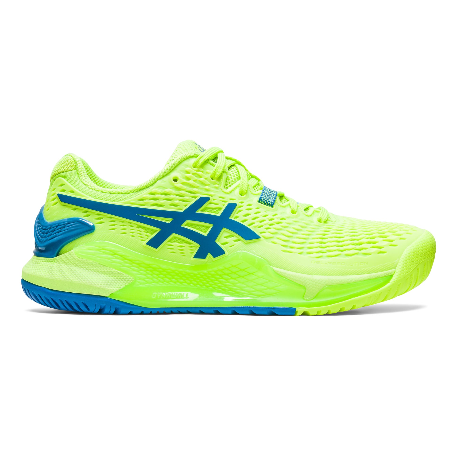 ASICS Gel-Resolution 9 All court shoe Women - neon green, blue