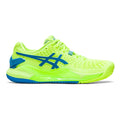 Gel-Resolution 9 Clay court shoe Women - neon green, blue
