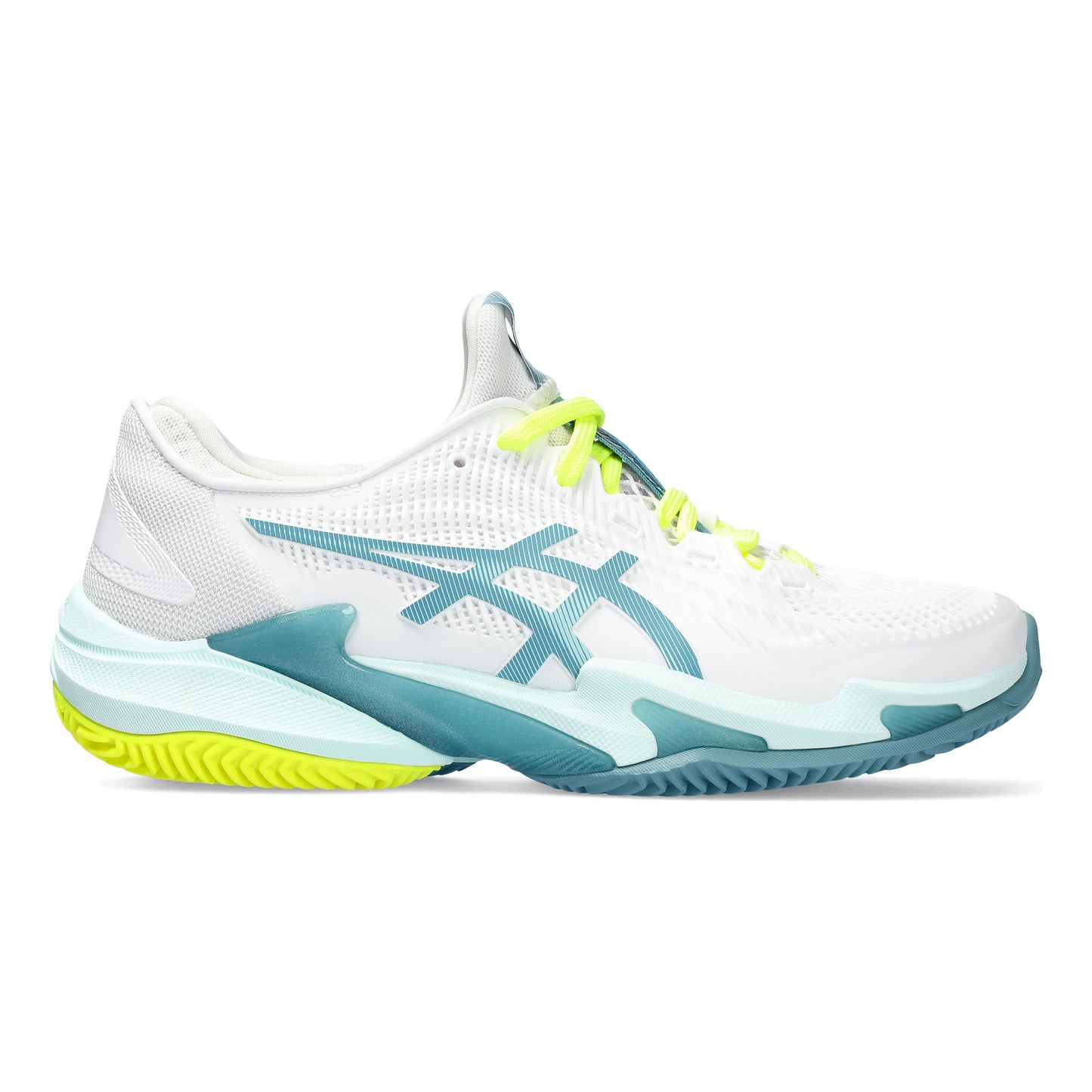ASICS Court FF 3 Clay court shoe Women - white, petrol