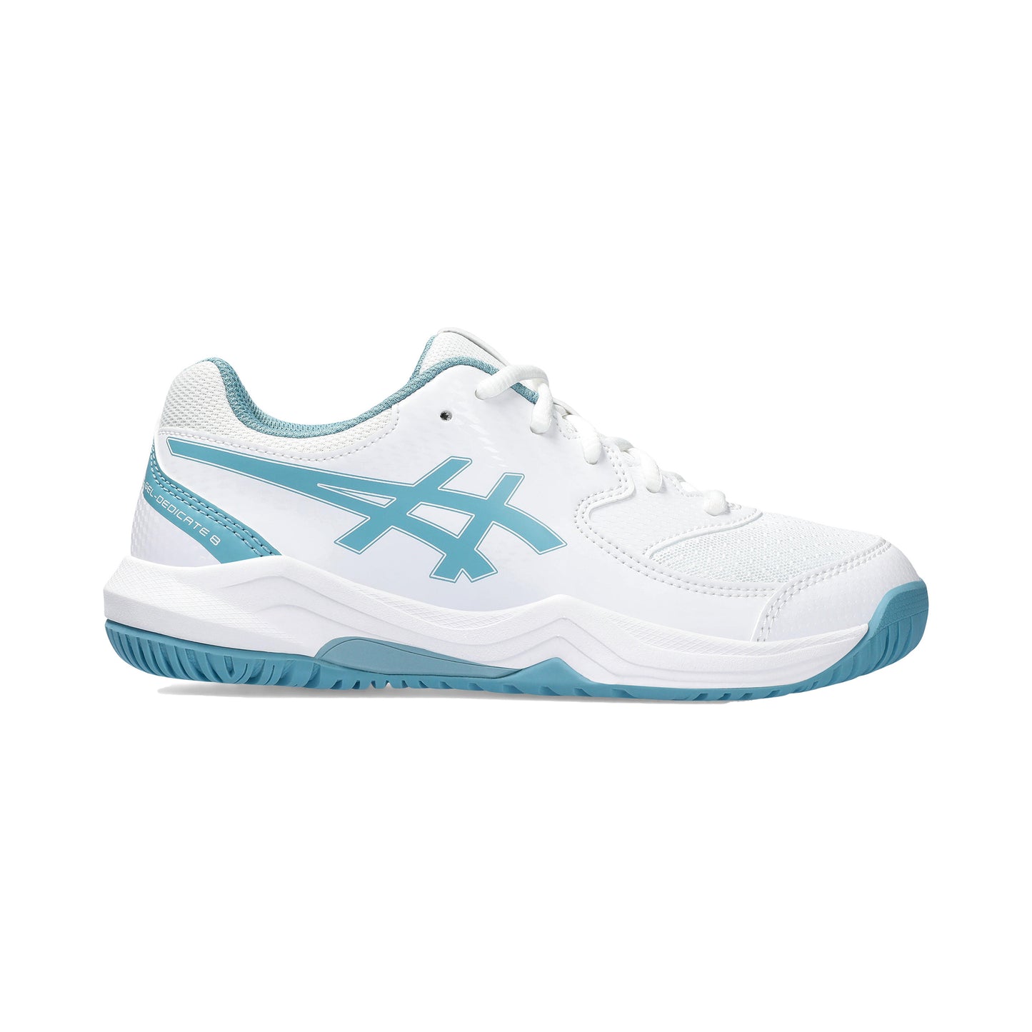ASICS Gel-Dedicate 8 GS All court shoe Kids - white, turquoise