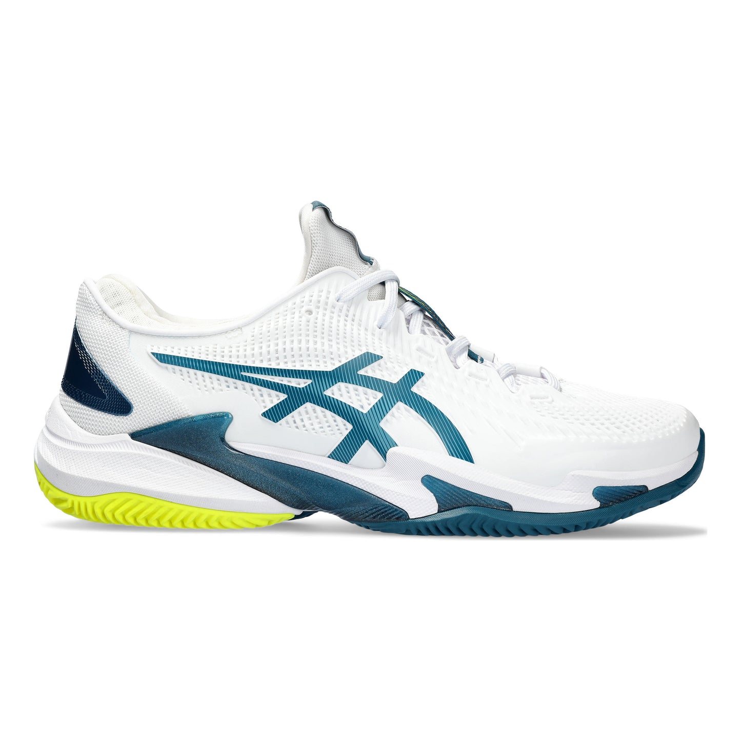 ASICS Court FF 3 Clay court shoe Men - white, petrol