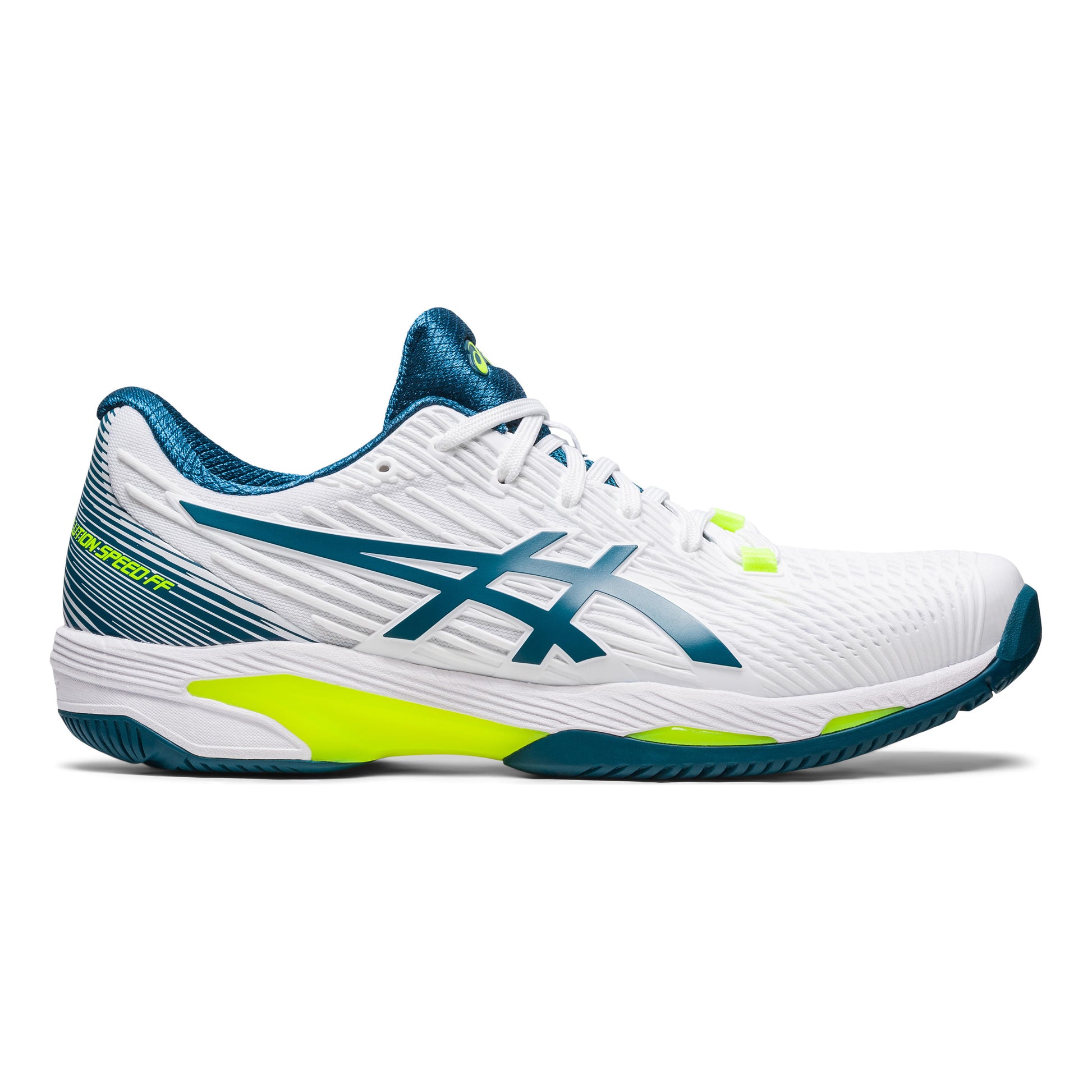 ASICS Solution Speed FF 2 All court shoe Men - white, petrol