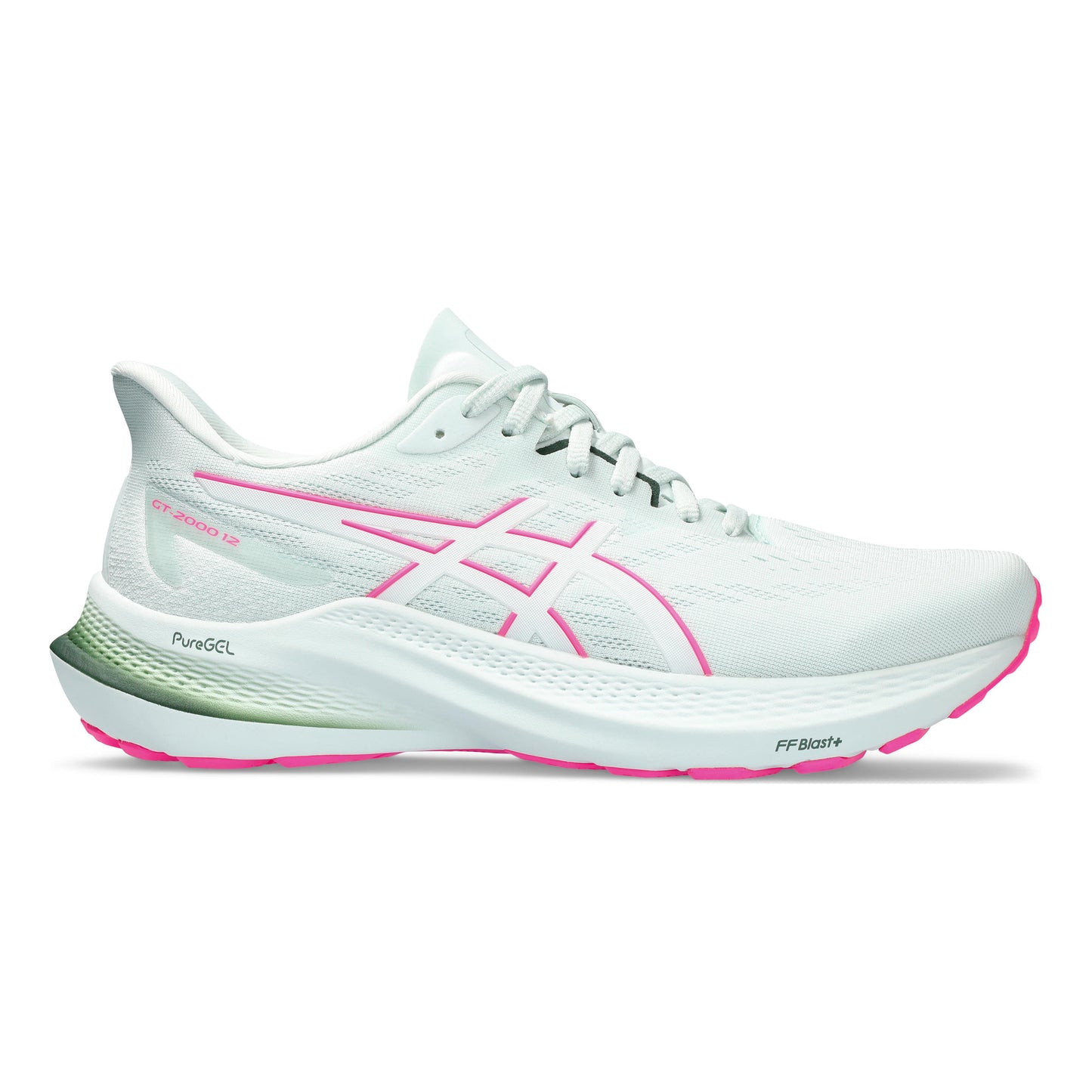 ASICS GT-2000 12 Stability running shoe Women - light blue, pink