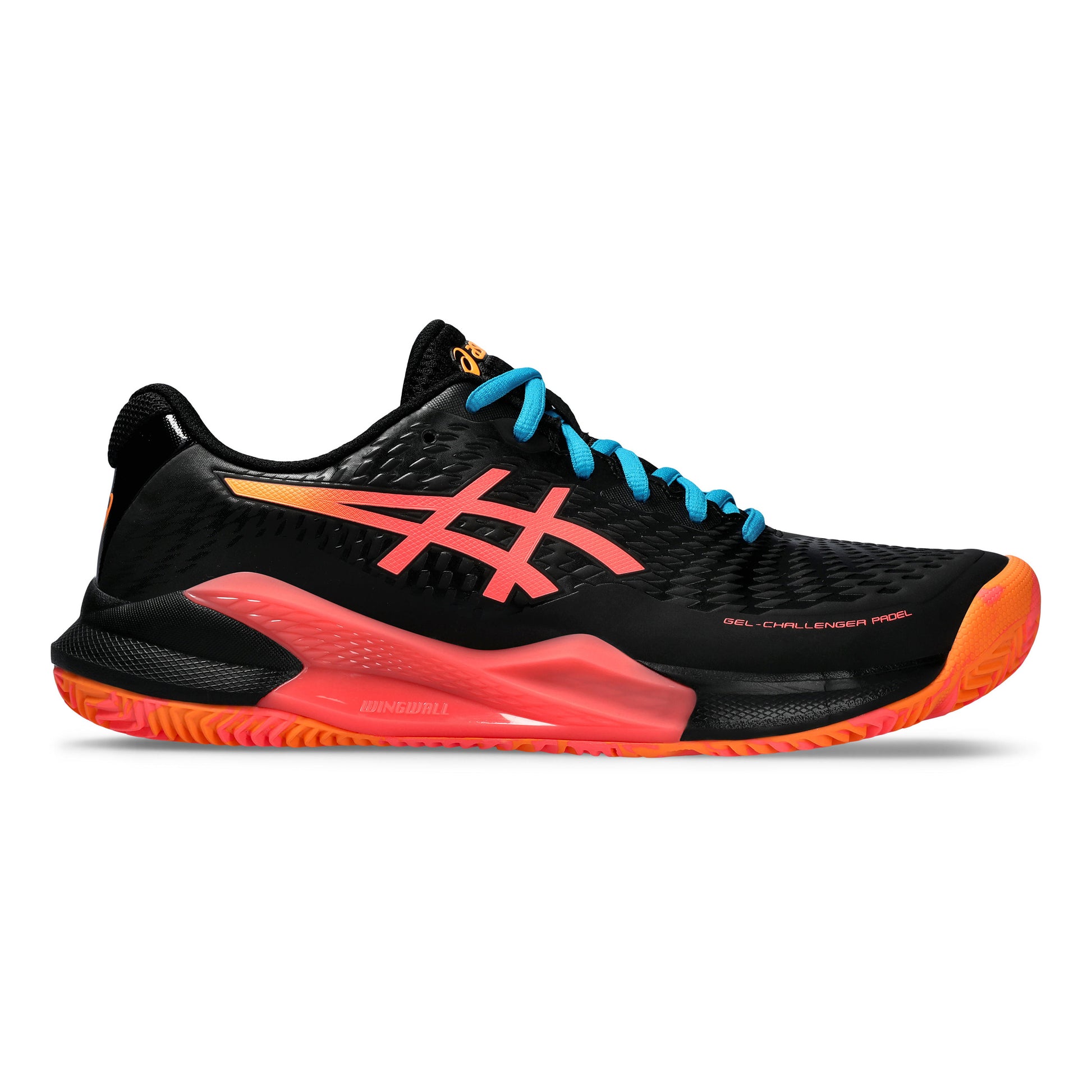ASICS Gel-Challenger 14 Padel shoe Men - black, coral