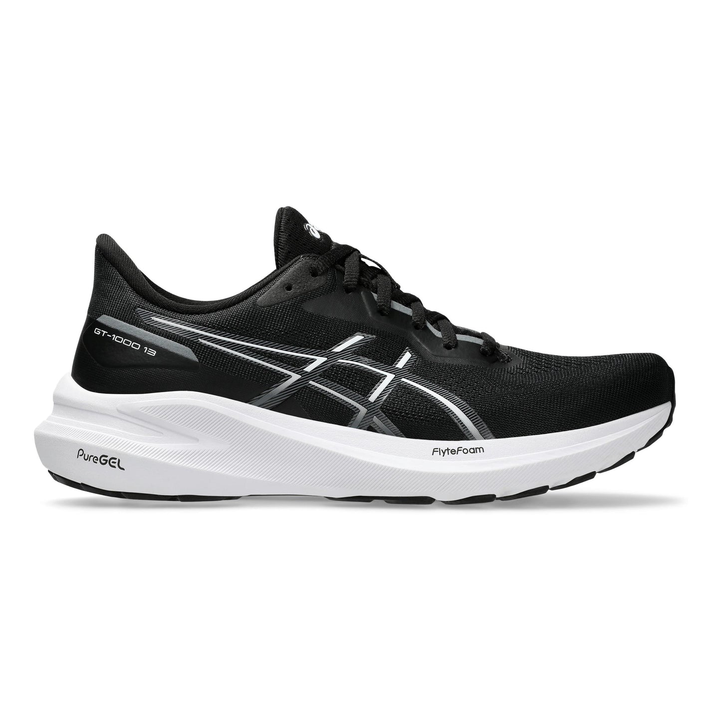 ASICS GT-1000 13 Stability Running Shoe Women-Black,White