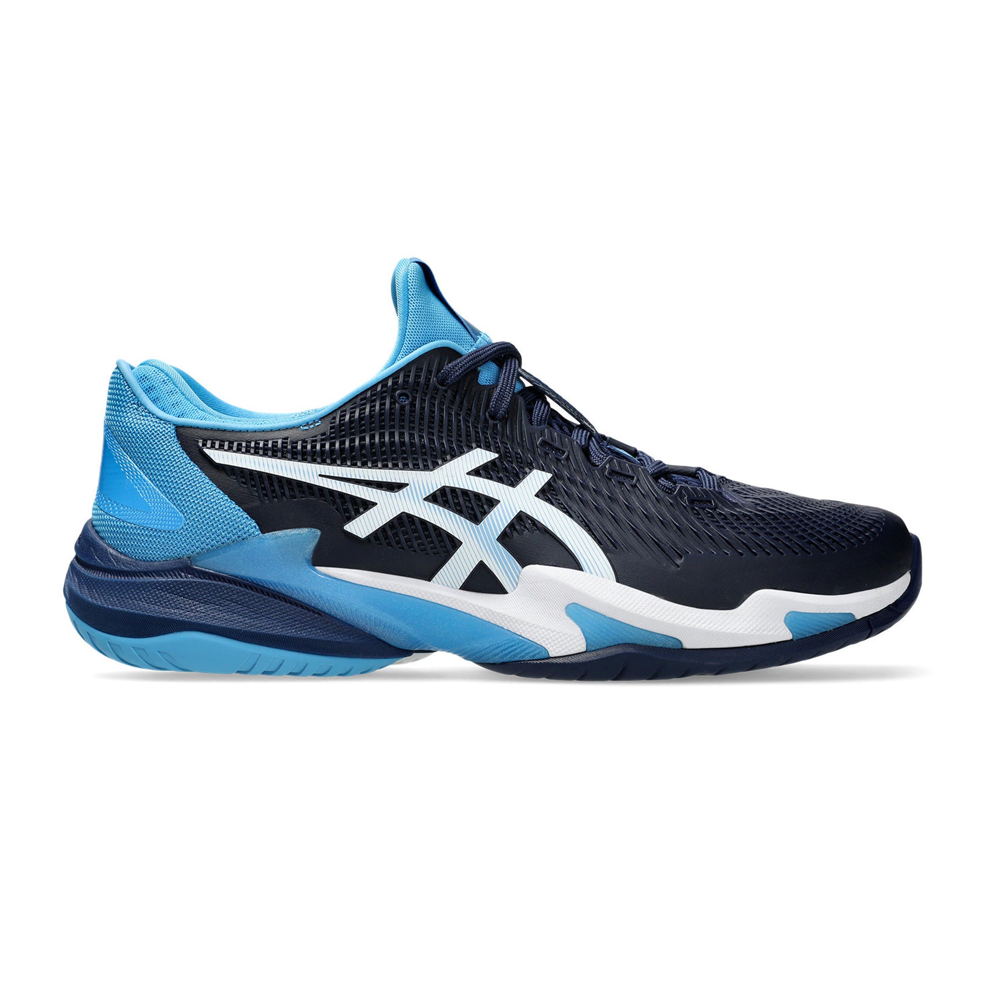 ASICS Court FF 3  Novak All court shoe Men - dark blue, turquoise