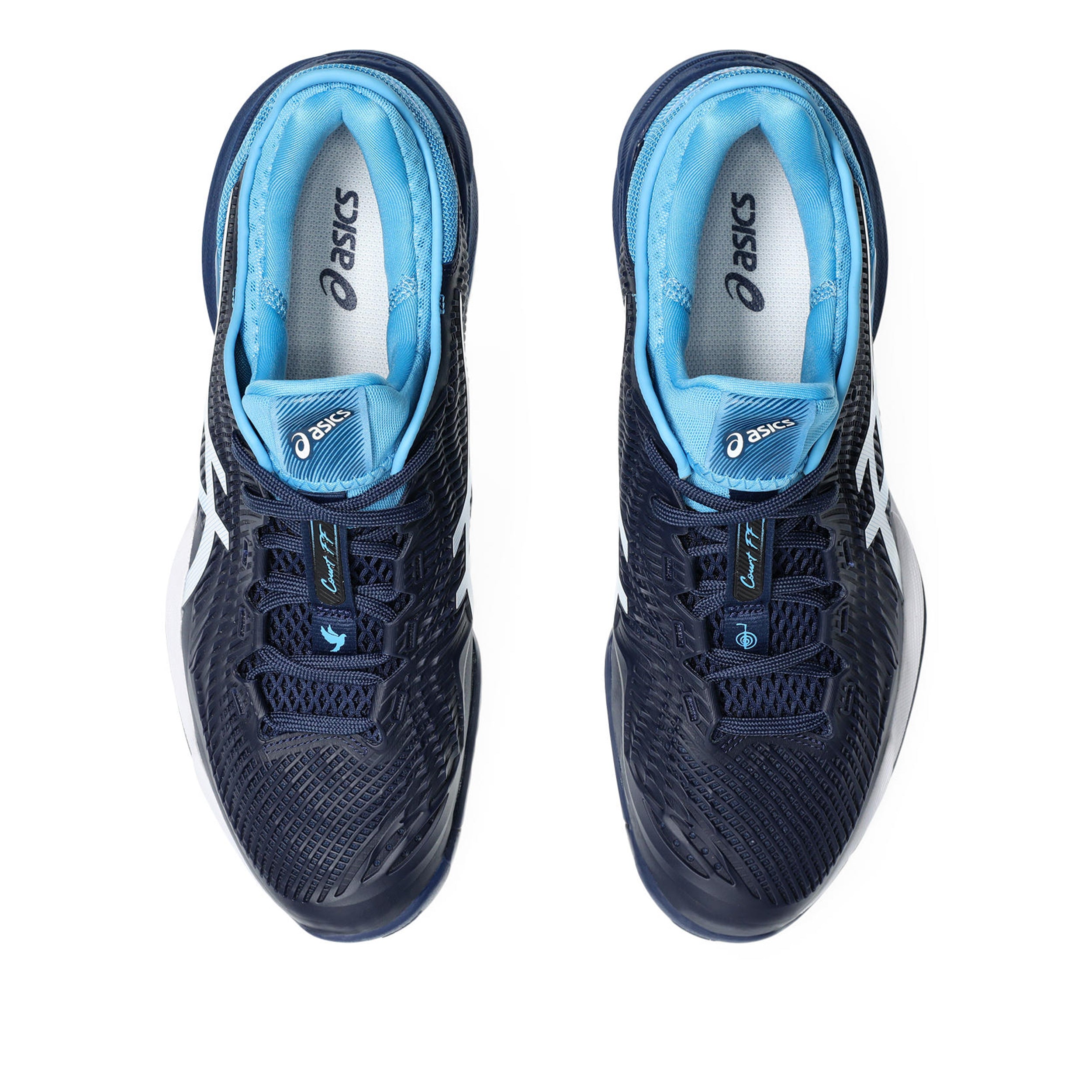 Court FF 3 Novak All court shoe Men - dark blue, turquoise