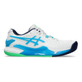Gel-Resolution 9 Clay court shoe Men - white, light blue