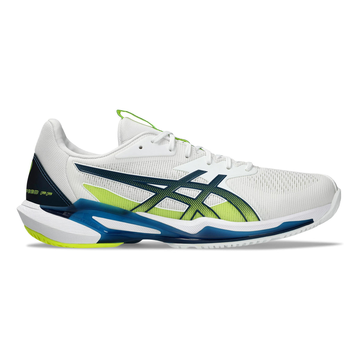 ASICS Solution Speed FF 3 All court shoe Men - white, neon yellow