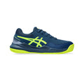 Gel-Resolution 9 GS Clay court shoe Kids - dark blue, neon yellow
