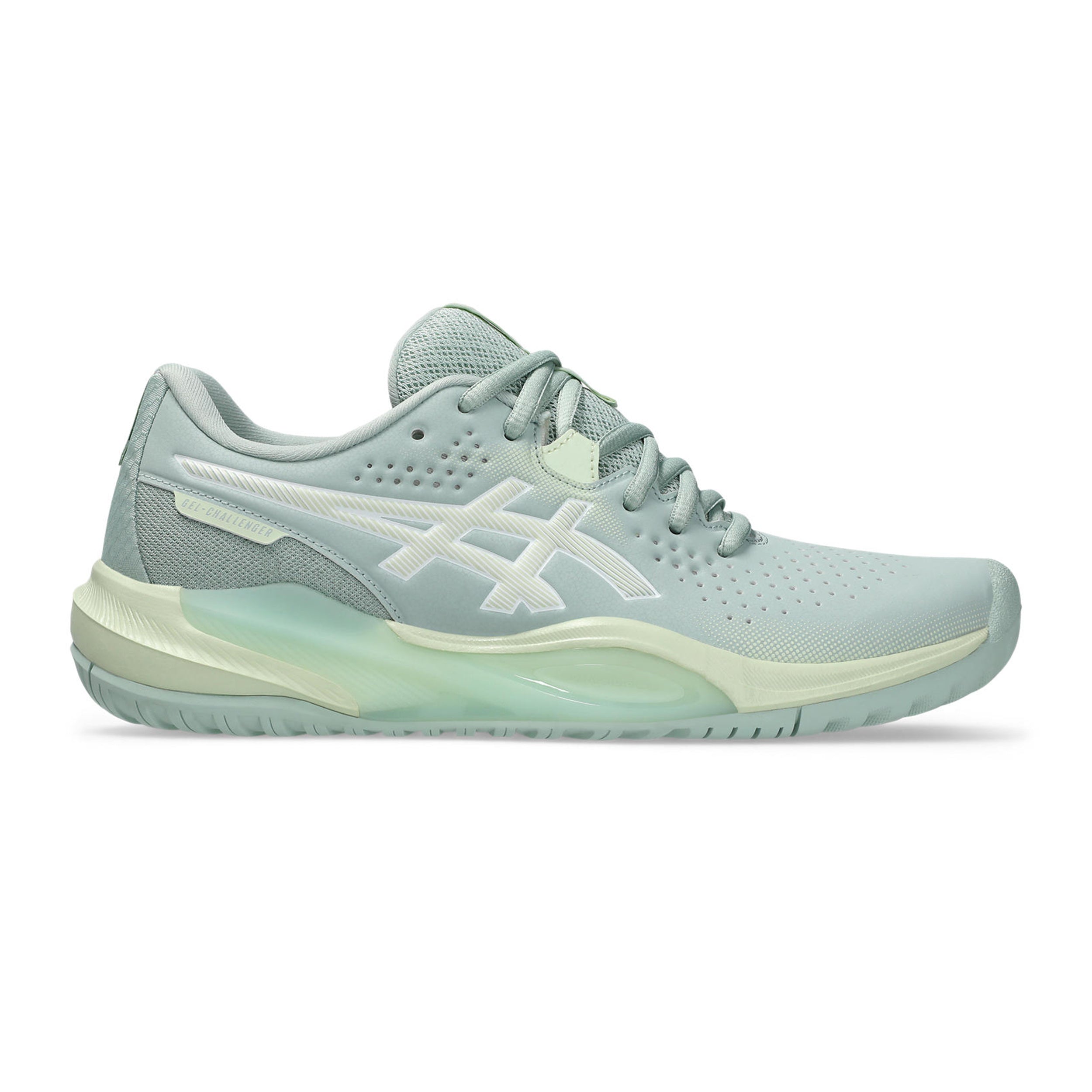 ASICS Gel-Challenger 15 All court shoe Women - blue grey, lime