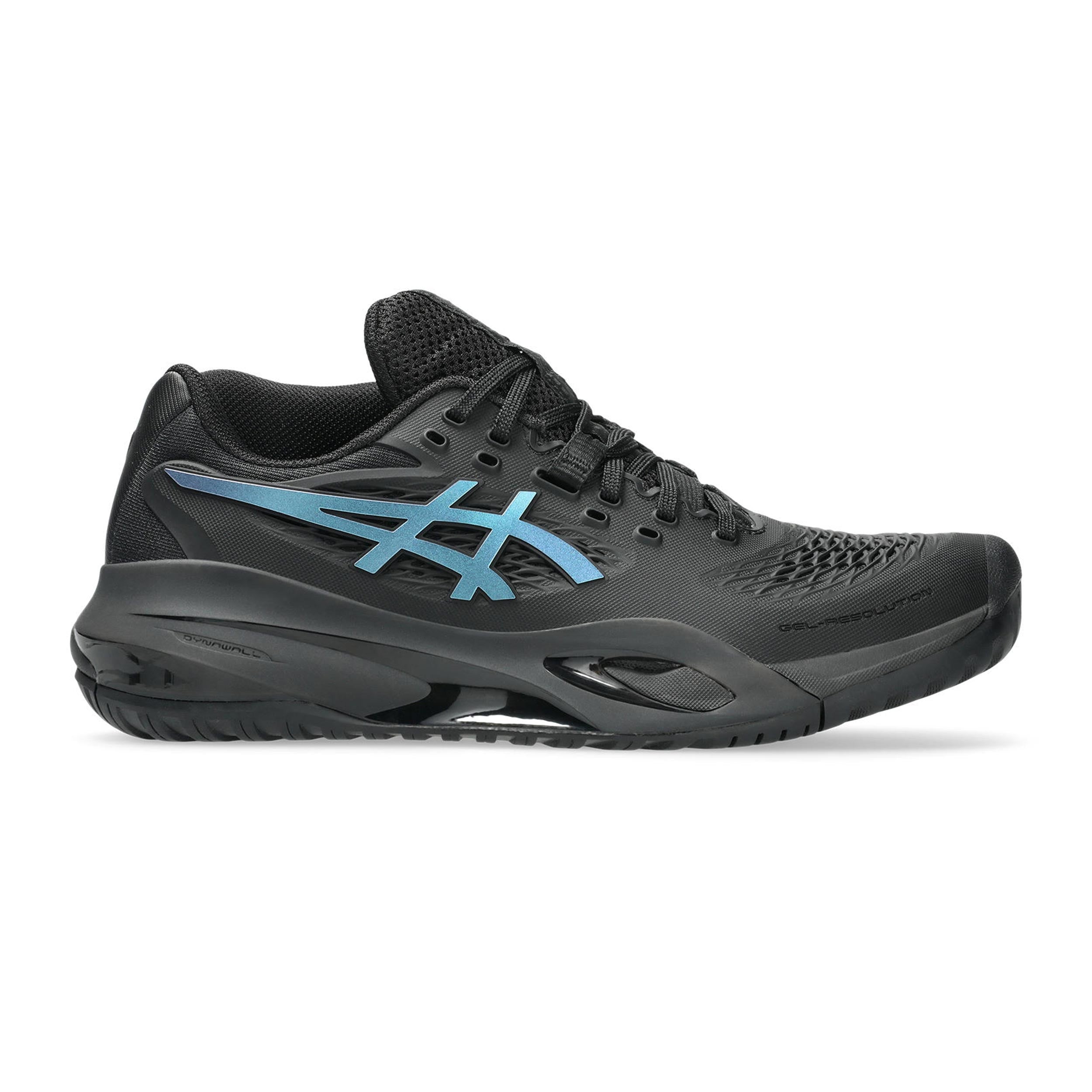 Gel-Resolution X Night Energy All court shoe Women - black, blue
