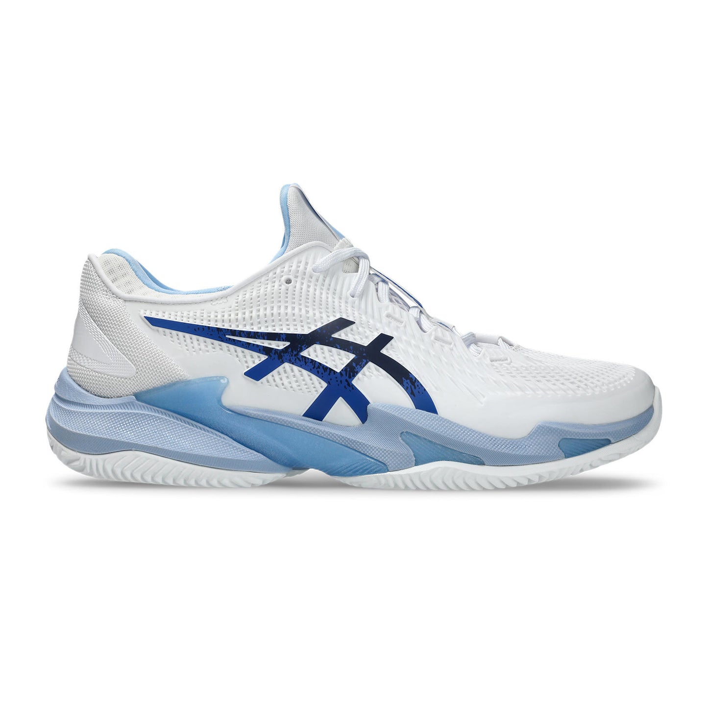 ASICS Court FF 3 Novak Clay court shoe Men - white, turquoise