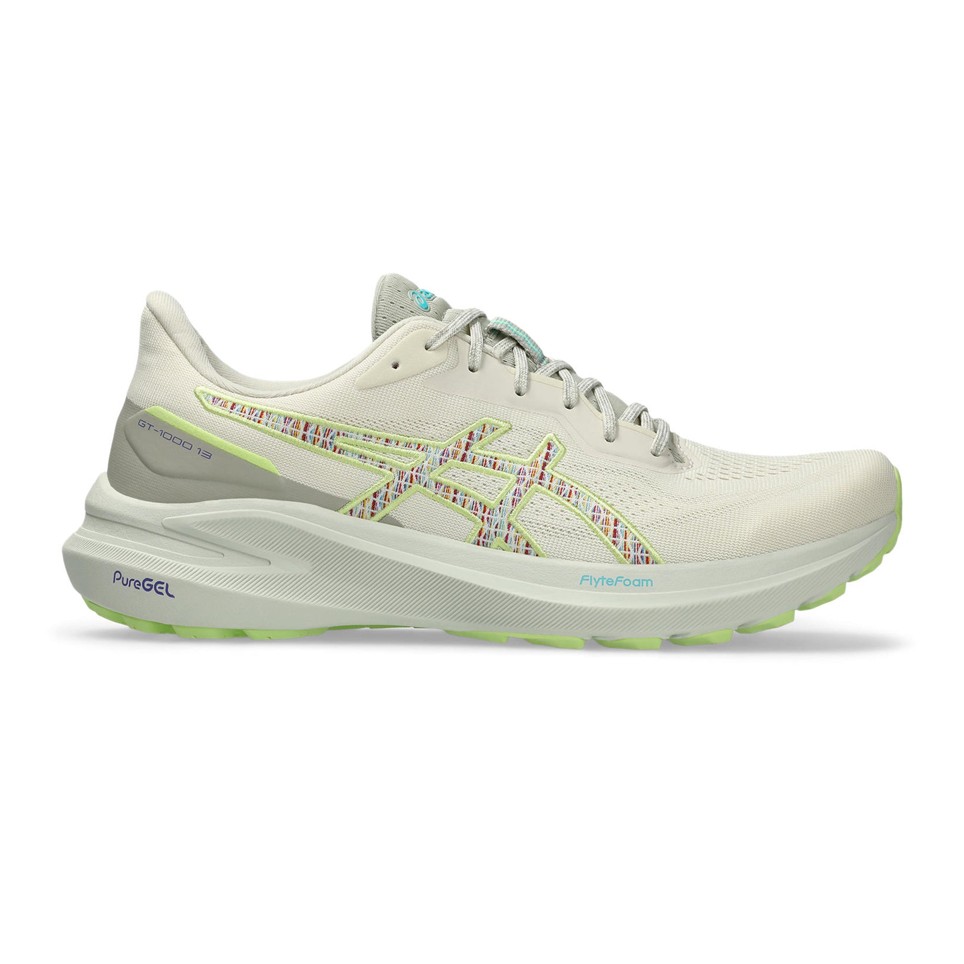 ASICS GT-1000 13 TR Stability Running Shoe Men-Beige,Lime