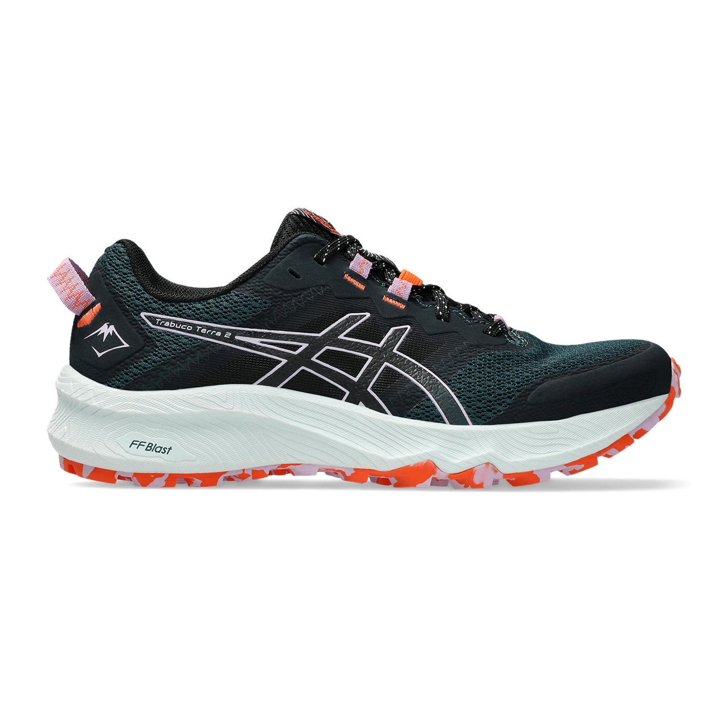ASICS Trabuco Terra 2 Trail Running Shoe Women-Olive,Violet