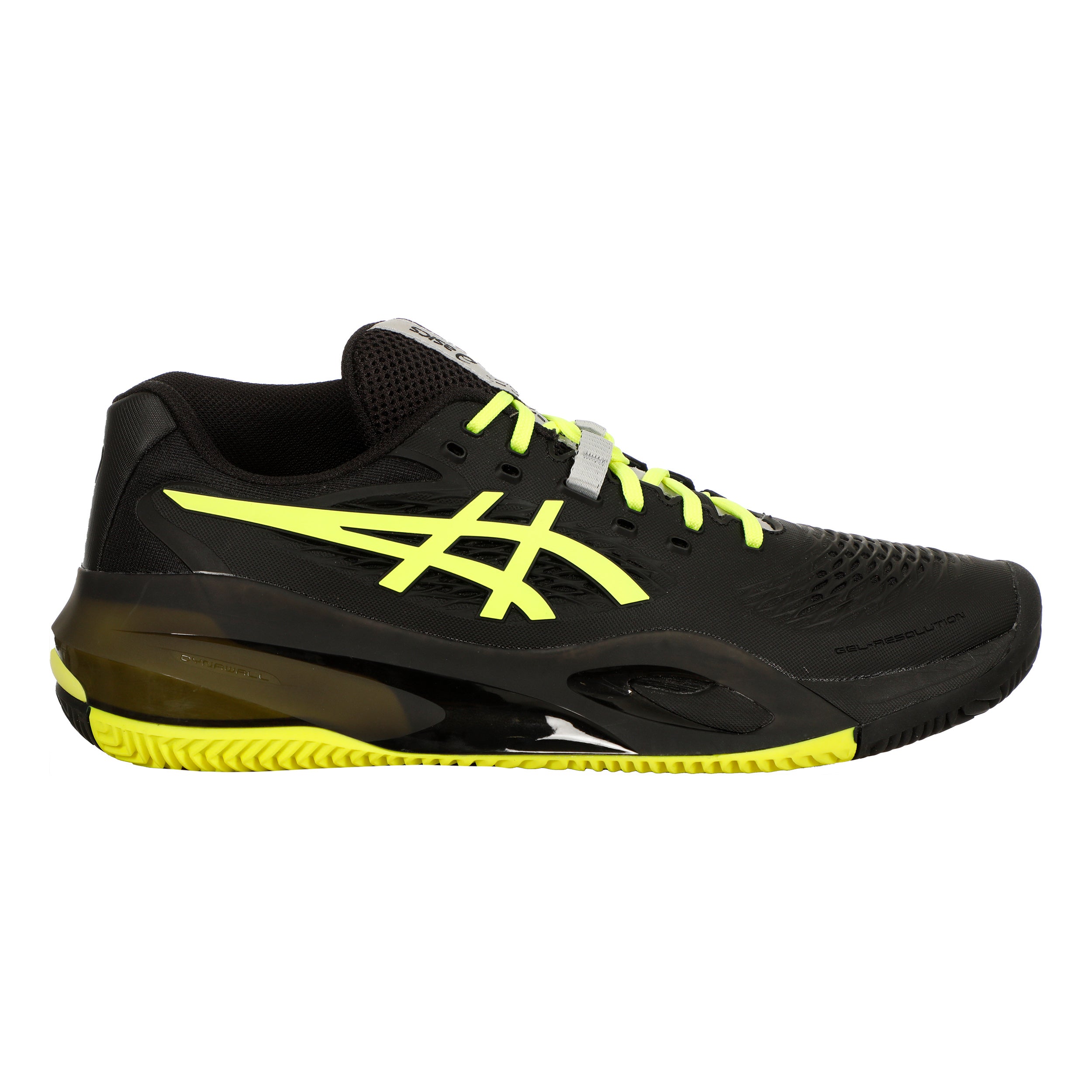 Gel-Resolution X Clay court shoe Men - black, neon yellow | Tennis
