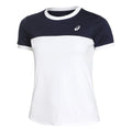 Court T-Shirt Women - white, dark blue