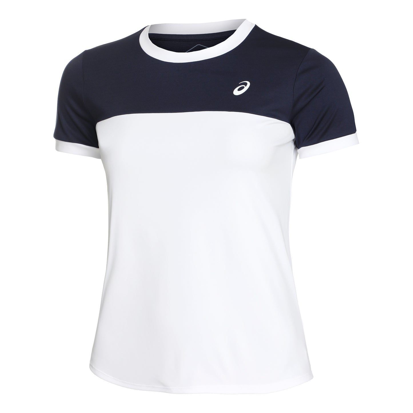 ASICS Court T-Shirt Women - white, dark blue