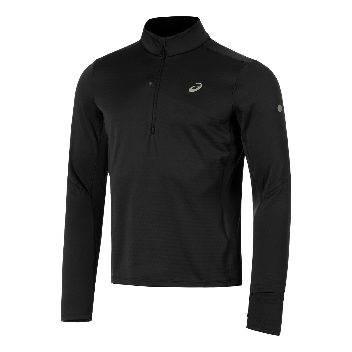 ASICS Road Winter 1/2 Zip Running Shirt Men-Black