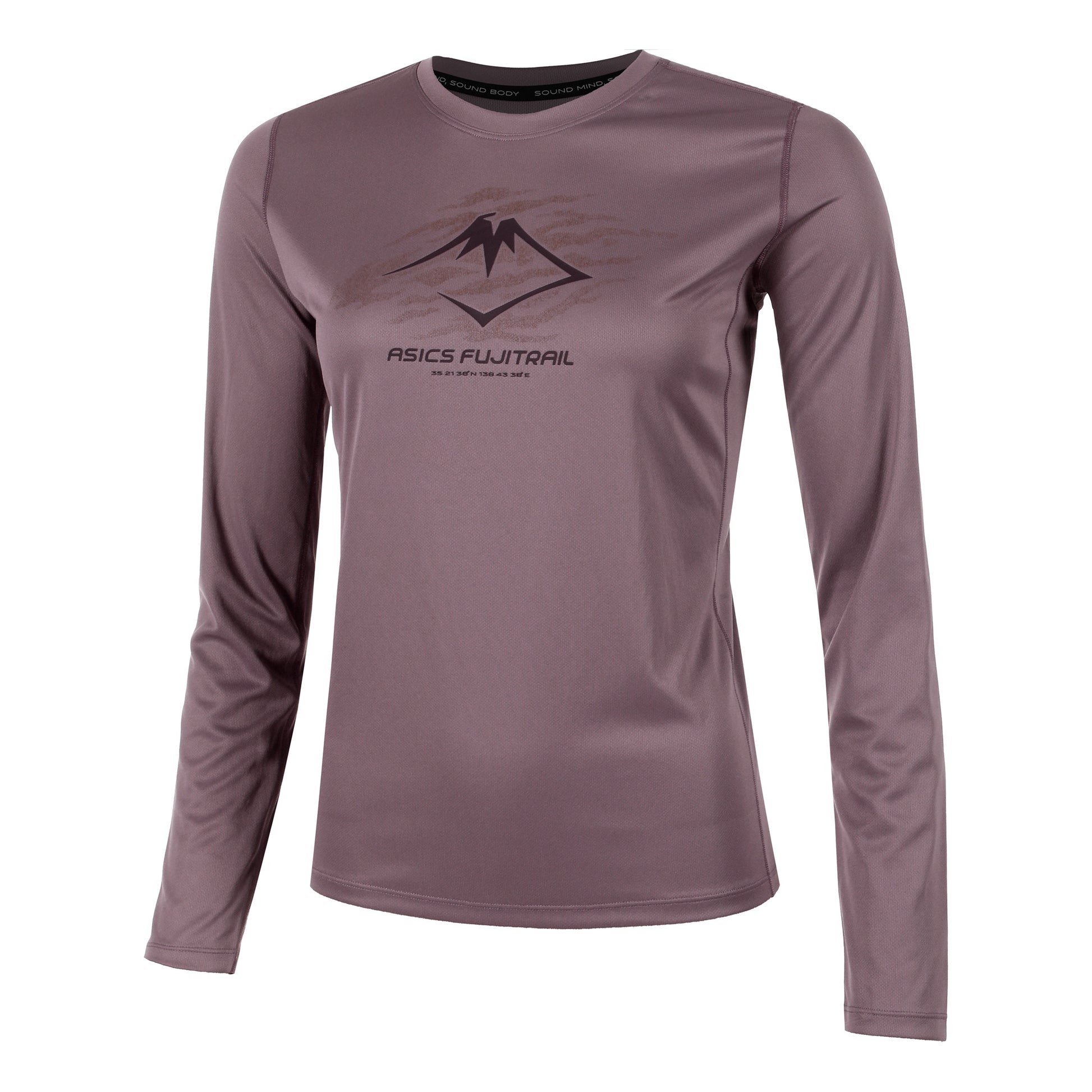 ASICS Fujitrail Logo Long sleeve Women - berry,