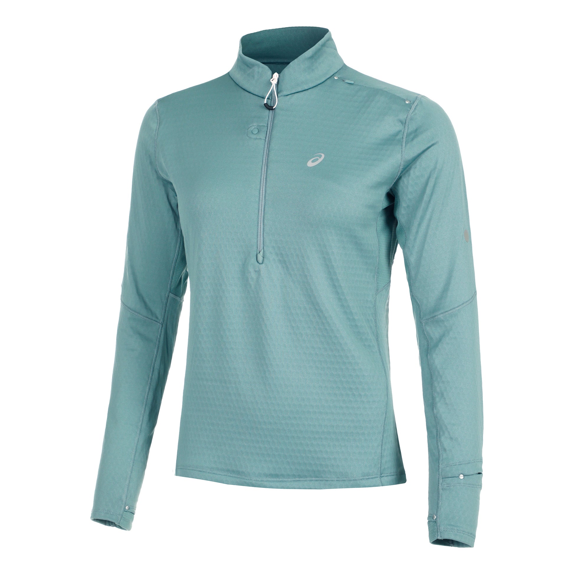 ASICS Road Winter 1/2 Zip Mid Layer Running Shirt Women-Sage
