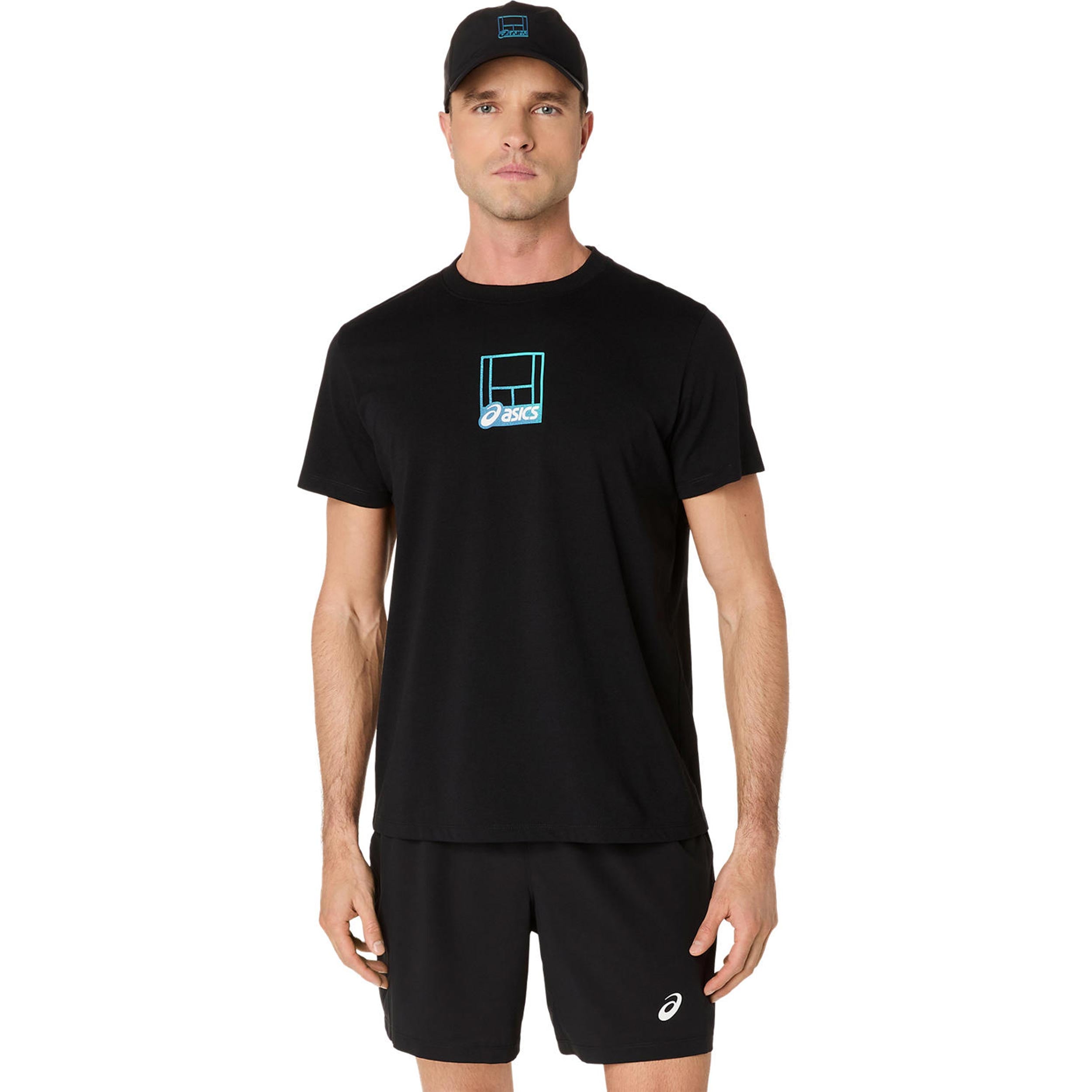 ASICS Court Core Graphic T-Shirt Men-black