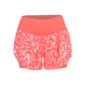 Road AOP 2in1 3.5in Running shorts Women-orange