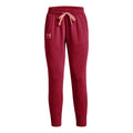 Fleece Training pants Women - dark red,