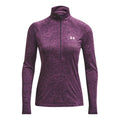 Tech Half-Zip Twist Long sleeve Women - violet, grey