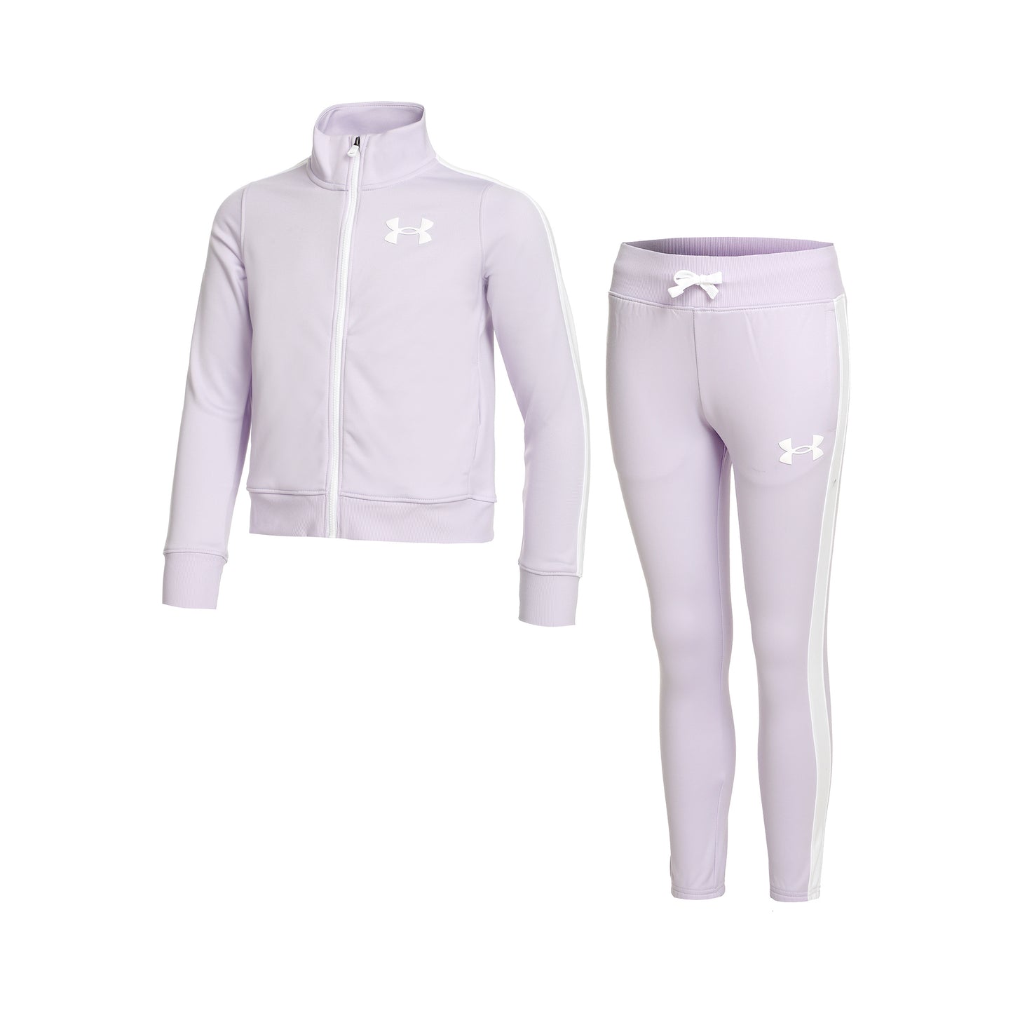 Under Armour EM Knit Tracksuit Girls - lilac, white