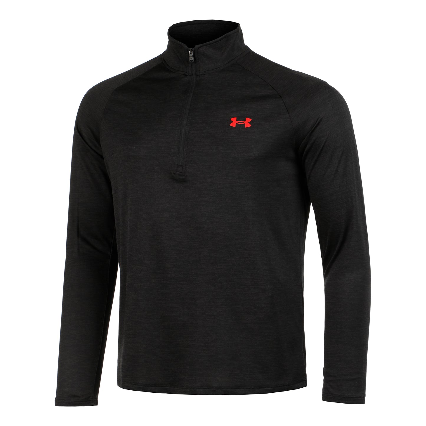 Under Armour Tech 2.0 Half-Zip Long sleeve Men - black, red