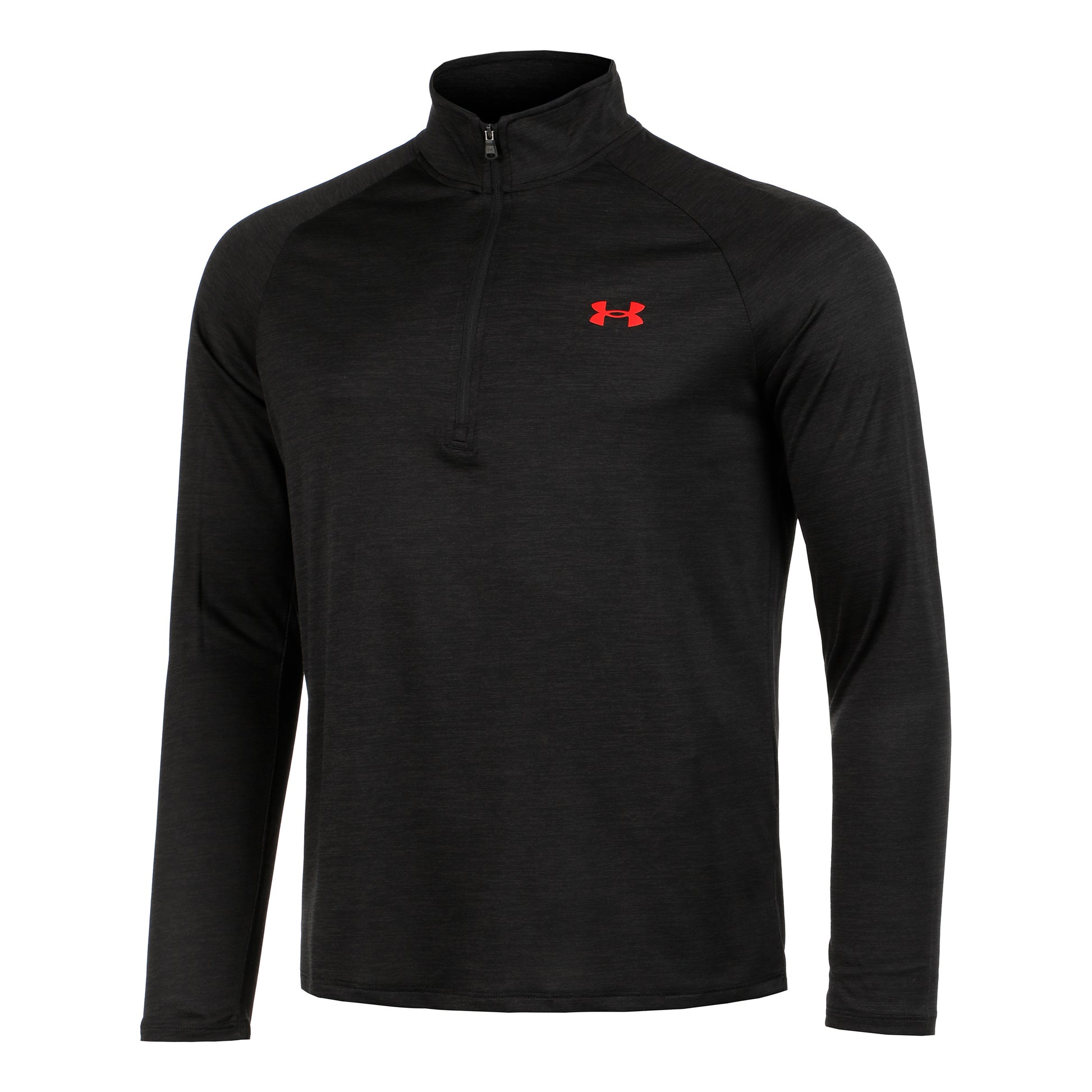 Under Armour Tech 2.0 Half-Zip Long sleeve Men - black, red