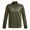 Quarter Half-Zip Long Sleeve Men-Olive