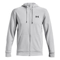 Fleece Full Zip Zip Hoodie Men - lightgrey,