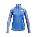 Tech Graphic Half-Zip Long sleeve Girls - blue,