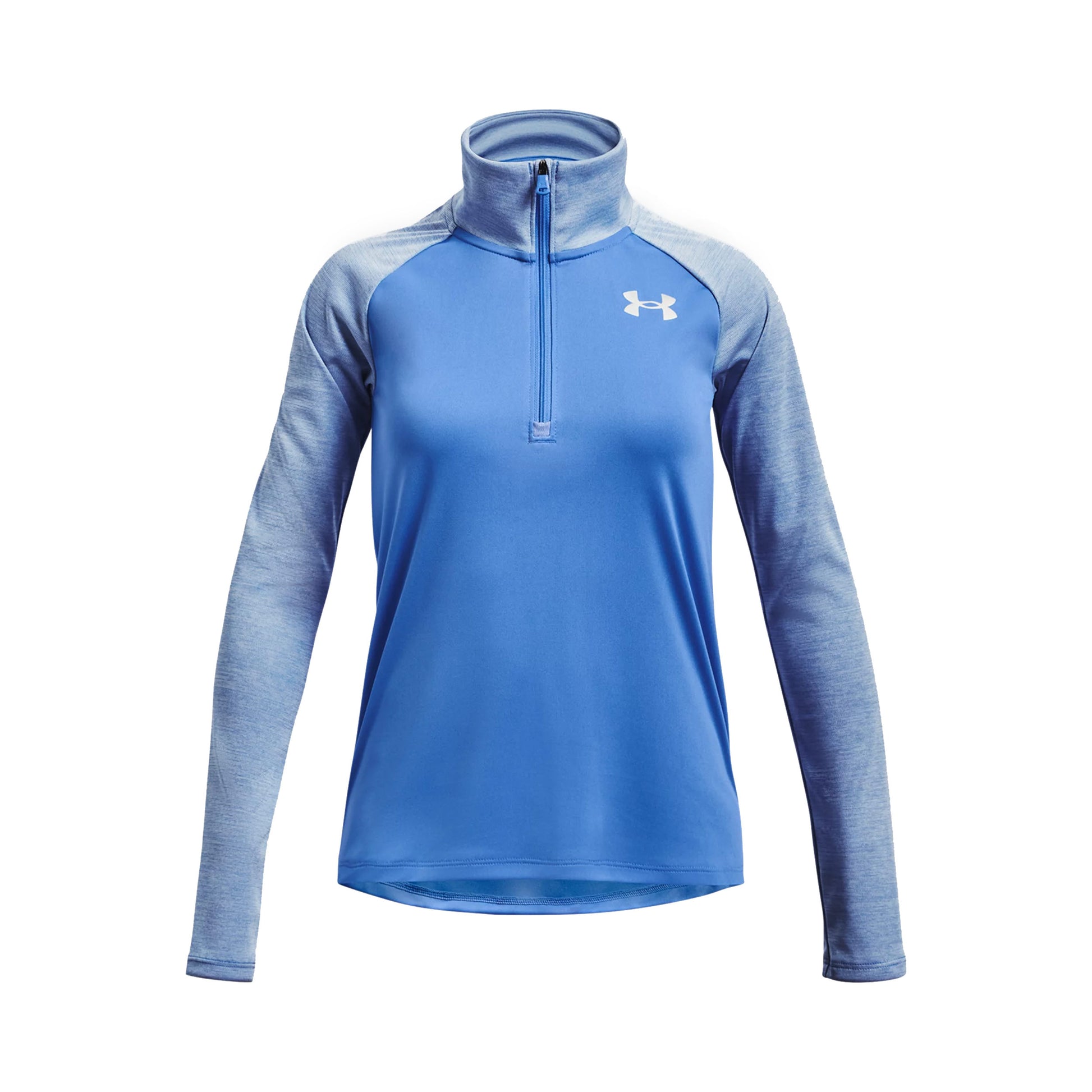 Under Armour Tech Graphic Half-Zip Long sleeve Girls - blue,