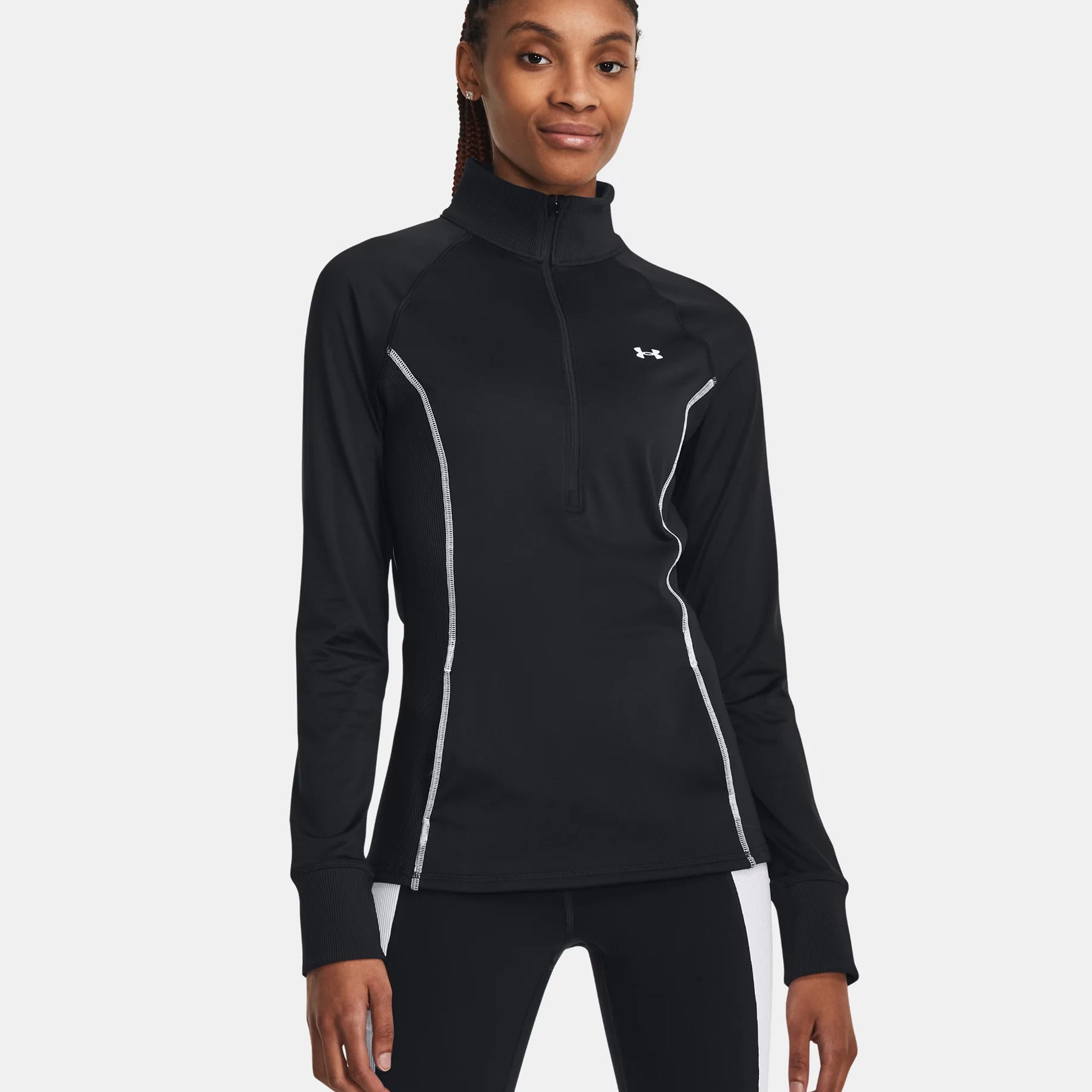 Under Armour CW Half-Zip Long sleeve Women - black,